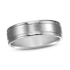 Thumbnail Image 1 of Matte Wedding Band 14K White Gold