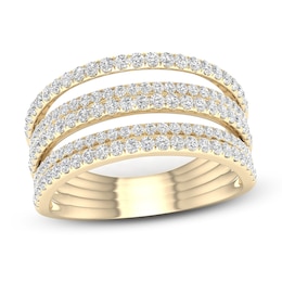 Diamond Ring 1 ct tw Round 10K Yellow Gold