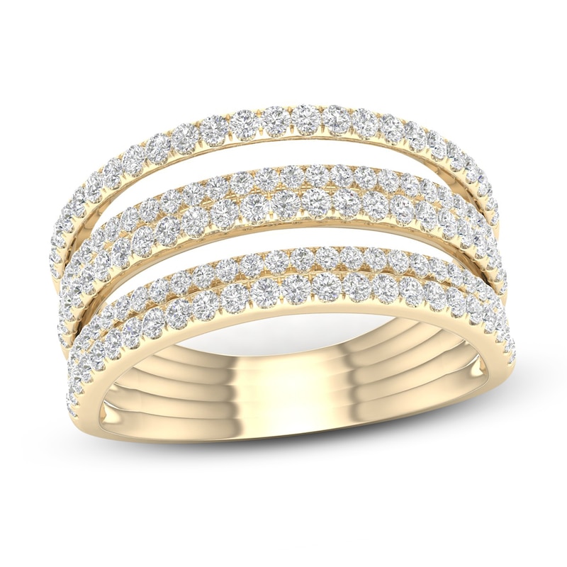 Main Image 1 of Diamond Ring 1 ct tw Round 10K Yellow Gold