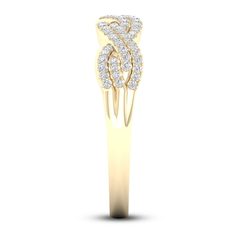 Main Image 3 of Diamond Ring 1/4 ct tw Round 10K Yellow Gold