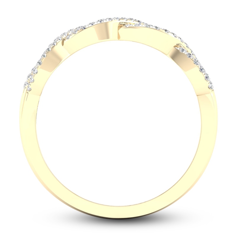 Main Image 4 of Diamond Ring 1/4 ct tw Round 10K Yellow Gold