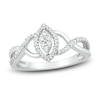 Thumbnail Image 1 of Diamond Promise Ring 1/8 ct tw Round Sterling Silver