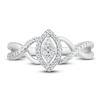 Thumbnail Image 2 of Diamond Promise Ring 1/8 ct tw Round Sterling Silver