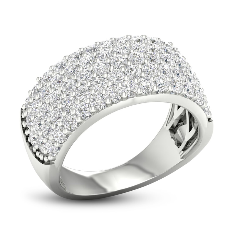 Lab-Created Diamond Ring 2 ct tw Round 14K White Gold | Jared