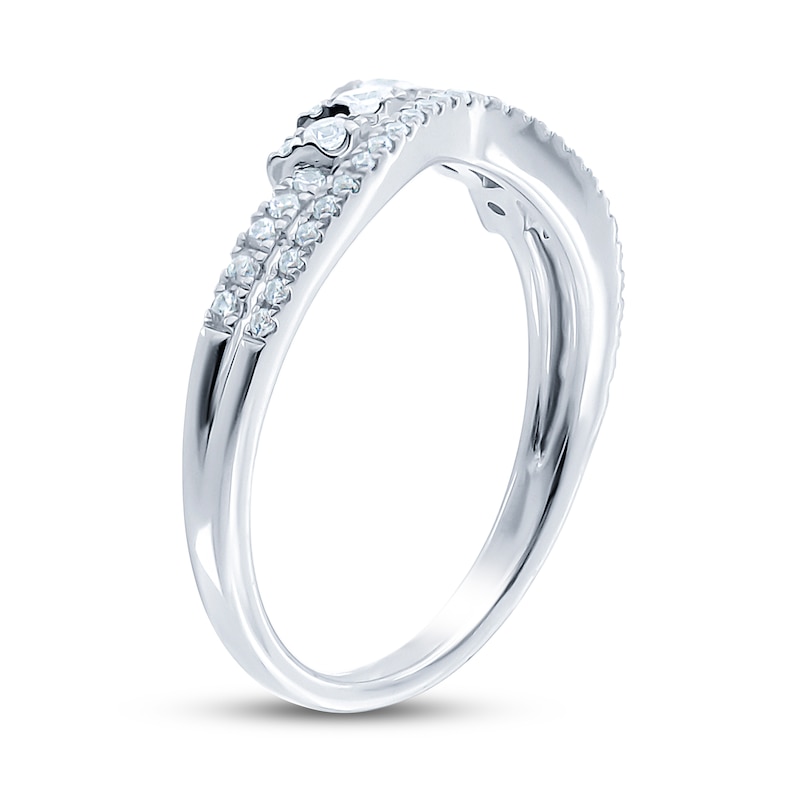 Main Image 2 of Diamond Enhancer Ring 3/8 ct tw Round 14K White Gold