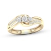 Thumbnail Image 0 of Diamond 3-Stone Ring 1/5 ct tw Round 10K Yellow Gold