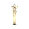 Thumbnail Image 2 of Diamond 3-Stone Ring 1/5 ct tw Round 10K Yellow Gold