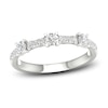 Thumbnail Image 1 of Diamond 3-Stone Ring 1/2 ct tw Round 10K White Gold