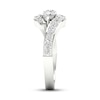 Thumbnail Image 3 of Diamond 3-Stone Ring 1-1/6 ct tw Round 14K White Gold