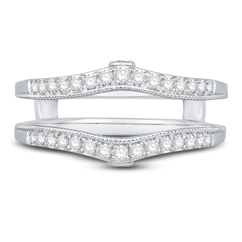 Main Image 3 of Diamond Enhancer Ring 1/3 ct tw Round 14K White Gold