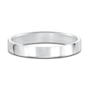 Thumbnail Image 1 of Flat Wedding Band 14K White Gold 3mm