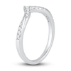 Thumbnail Image 2 of Diamond Chevron Anniversary Band 1/5 ct tw Round 14K White Gold