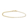 Thumbnail Image 0 of Solid Paperclip/Curb Bracelet 14K Yellow Gold 7.5"