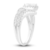 Thumbnail Image 2 of Diamond Ring 1 ct tw Marquise/Round/Baguette 14K White Gold