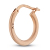 Thumbnail Image 0 of Marco Dal Maso Men's Hoop Mono Earring Sterling Silver/18K Rose Gold-Plated