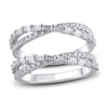 Thumbnail Image 1 of Diamond Enhancer Ring 1 ct tw Round/Baguette 14K White Gold