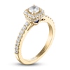 Thumbnail Image 2 of Vera Wang WISH Diamond Engagement Ring 3/4 ct tw Round 14K Yellow Gold