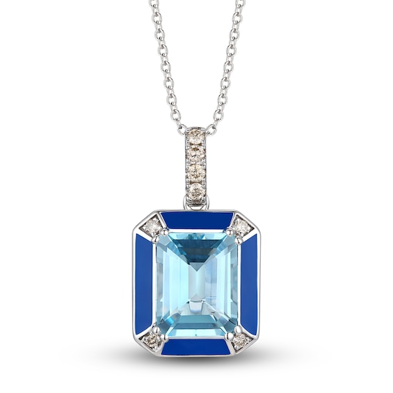 Warren Nantucket Blue Topaz Pendant