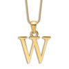 Thumbnail Image 1 of Initial W Necklace 14K Yellow Gold 18&quot;