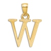 Thumbnail Image 3 of Initial W Necklace 14K Yellow Gold 18&quot;