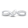 Thumbnail Image 2 of Diamond Promise Ring 1/6 ct tw Round 14K White Gold