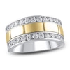 Thumbnail Image 1 of Men's Diamond Ring 1-1/2 ct tw Round 14K Two-Tone Gold