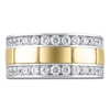 Thumbnail Image 3 of Men's Diamond Ring 1-1/2 ct tw Round 14K Two-Tone Gold