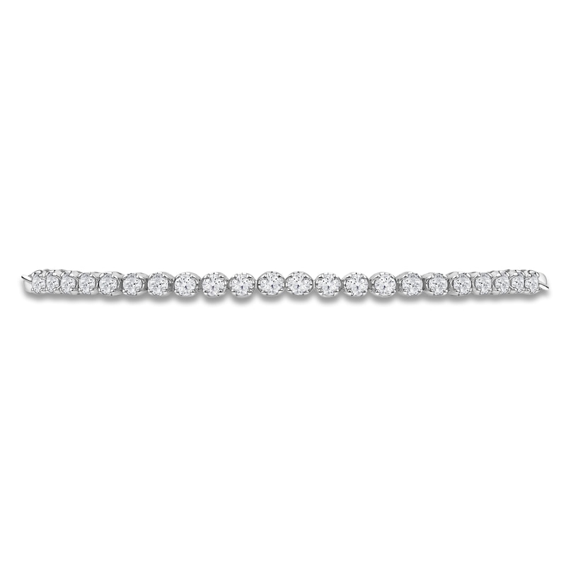 Lab-Created Diamond Line Bolo Bracelet 1 ct tw 14K White Gold