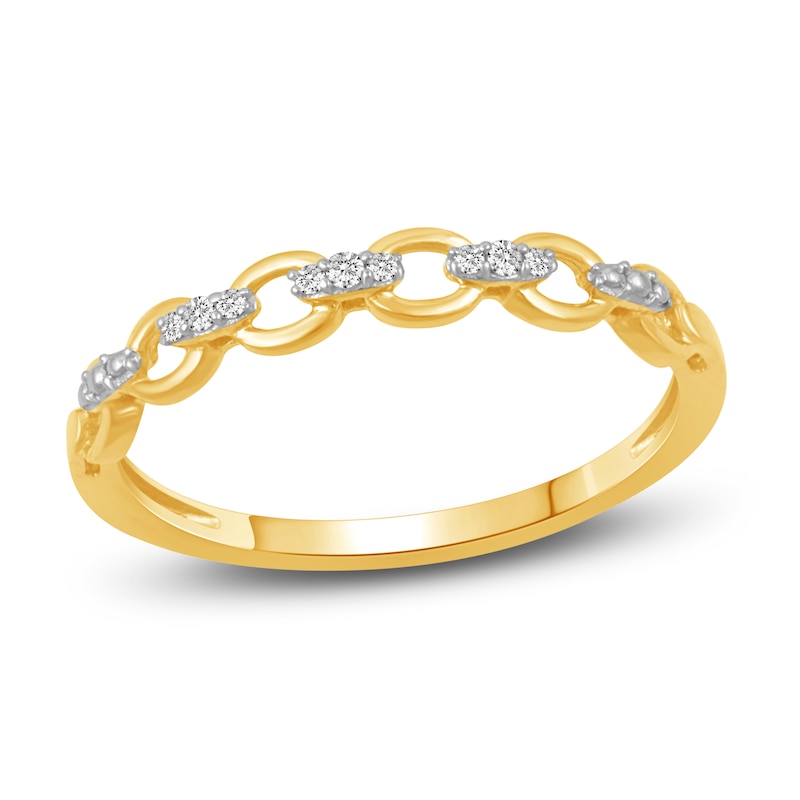 Main Image 6 of Diamond 3-Piece Stackable Ring 1/10 ct tw Round 14K Two-Tone Gold