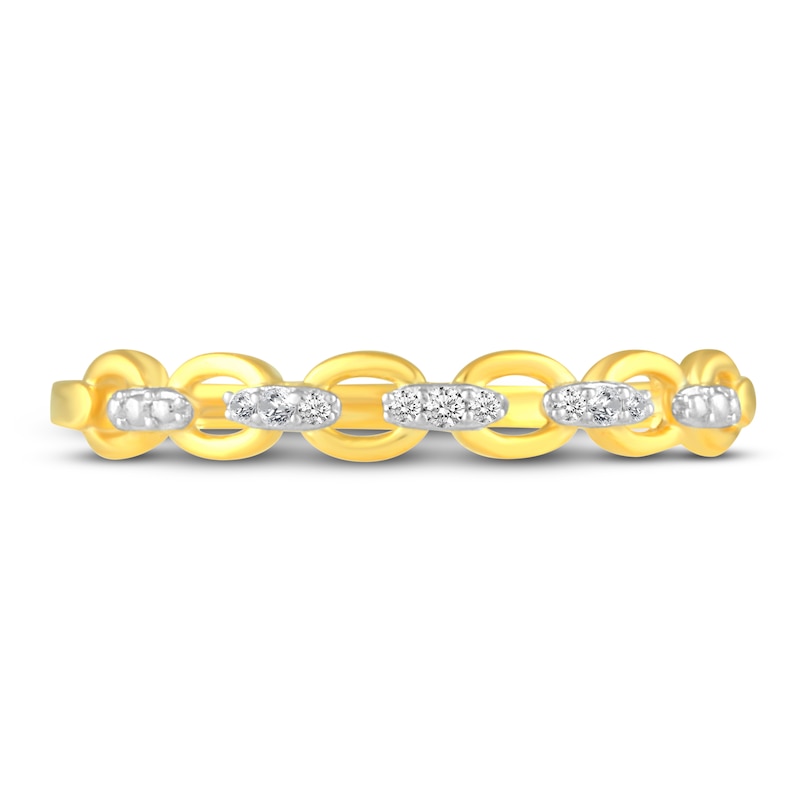 Main Image 9 of Diamond 3-Piece Stackable Ring 1/10 ct tw Round 14K Two-Tone Gold