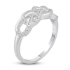 Thumbnail Image 2 of Diamond Infinity Ring 1/5 ct tw Round 14K White Gold