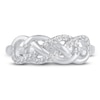 Thumbnail Image 3 of Diamond Infinity Ring 1/5 ct tw Round 14K White Gold