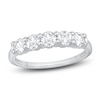 Thumbnail Image 0 of Diamond 5-Stone Anniversary Band 1 ct tw Round 14K White Gold