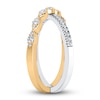 Thumbnail Image 2 of Diamond Ring 1/4 ct tw Round 14K Two-Tone Gold