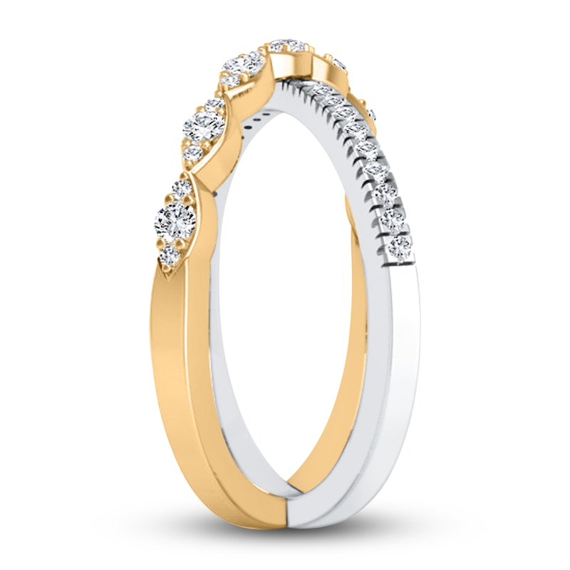 Main Image 2 of Diamond Ring 1/4 ct tw Round 14K Two-Tone Gold