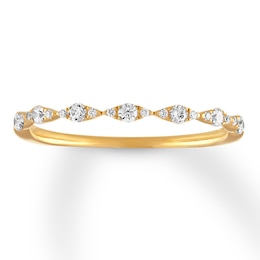 Diamond Ring 1/5 ct tw Round 14K Yellow Gold