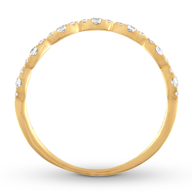 Main Image 2 of Diamond Ring 1/5 ct tw Round 14K Yellow Gold