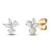 Thumbnail Image 2 of Diamond Stud Earrings 1/2 ct tw 10K Yellow Gold