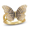 Thumbnail Image 1 of Le Vian Diamond Butterfly Ring 1-1/4 ct tw 14K Honey Gold