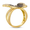 Thumbnail Image 2 of Le Vian Diamond Butterfly Ring 1-1/4 ct tw 14K Honey Gold