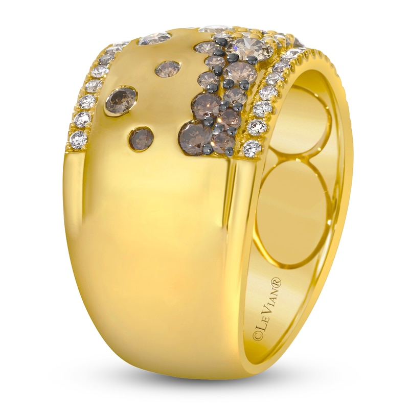 Main Image 4 of Le Vian Tramonto D'Oro Diamond Ring 1-1/6 ct tw 14K Honey Gold