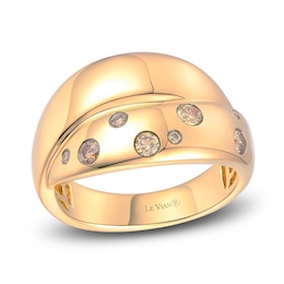 Le Vian Tramonto D'Oro Diamond Domed Ring 1/4 ct tw 14K Honey Gold