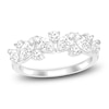 Thumbnail Image 1 of Marquise & Round-Cut Lab-Created Diamond Ring 1-1/2 ct tw 14K White Gold