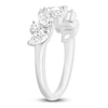 Thumbnail Image 2 of Marquise & Round-Cut Lab-Created Diamond Ring 1-1/2 ct tw 14K White Gold