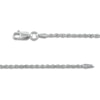 Thumbnail Image 1 of Solid Diamond-Cut Rope Chain Necklace 1.6mm Sterling Silver 20"