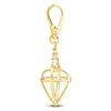 Thumbnail Image 2 of Charm'd by Lulu Frost Diamond Accent Heart with Cross Dangle Charm 10K Yellow Gold