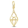 Thumbnail Image 3 of Charm'd by Lulu Frost Diamond Accent Heart with Cross Dangle Charm 10K Yellow Gold