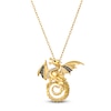 Thumbnail Image 1 of Le Vian Diamond Dragon Necklace 1/15 ct tw 14K Honey Gold 19&quot;