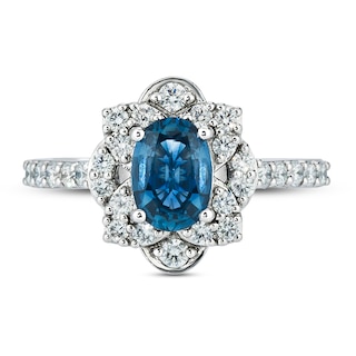 Le Vian Natural Sapphire Ring 5/8 ct tw Diamonds Platinum | Jared