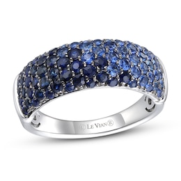 Le Vian Natural Blue Sapphire Ring 14K Vanilla Gold